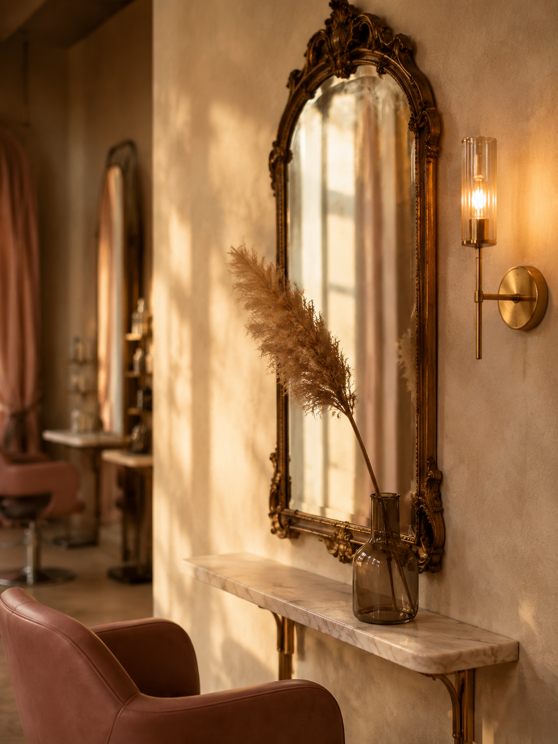Hoekje van de salon